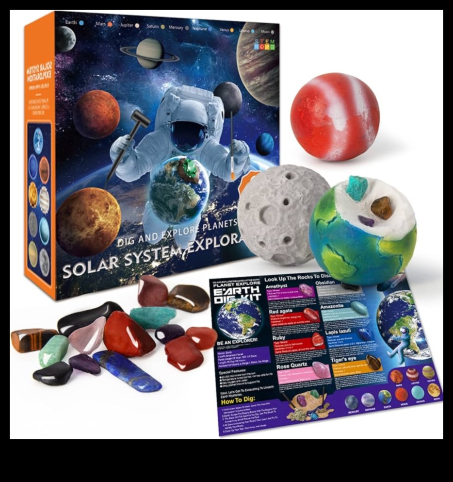 الأحجار الكريمة المجرية: جواهر ثمينة وسط الرقص الكوني للكواكب