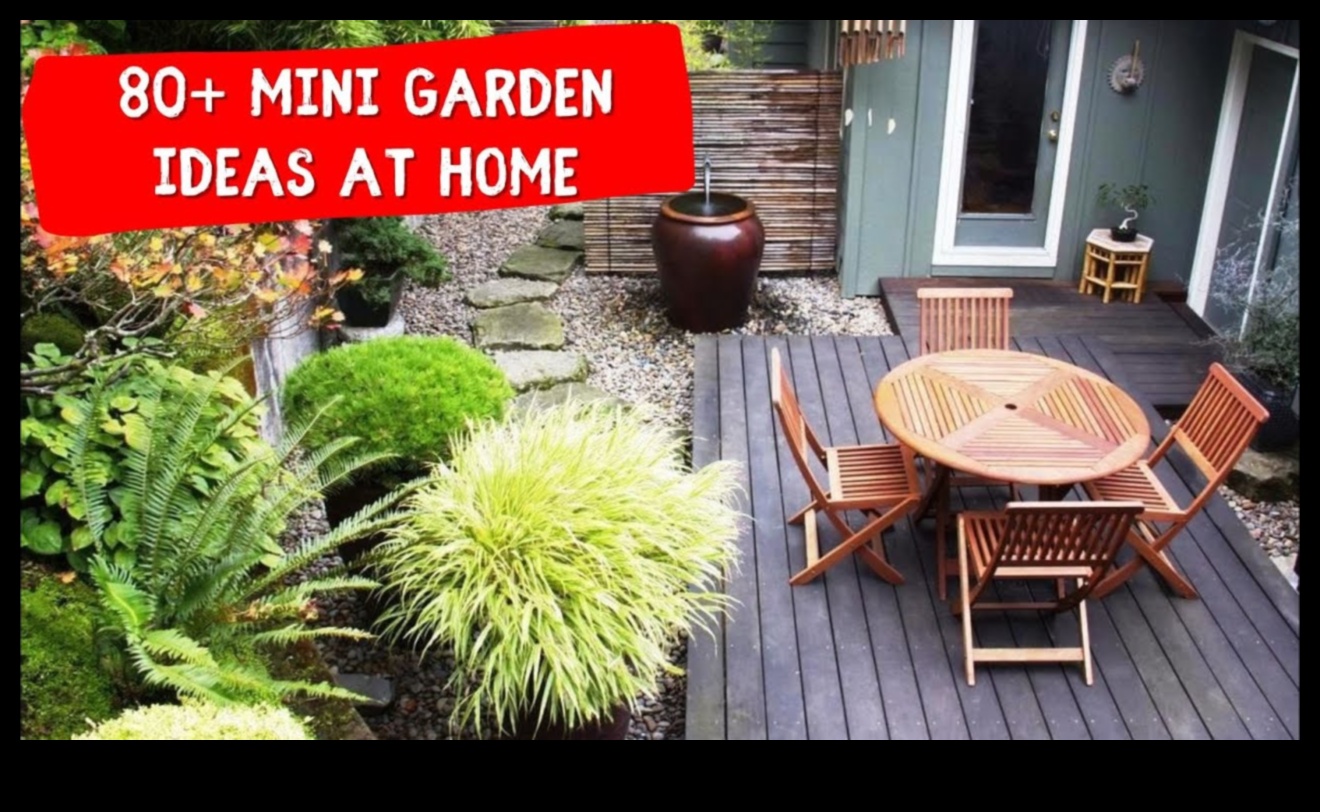 جنة صغيرة: عجائب المساحات الصغيرة مع البستنة الحاوية