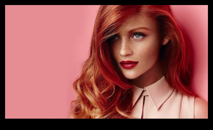 مشع باللون الأحمر: شعر احتفالي ناري وجريء للحصول على مظهر مذهل