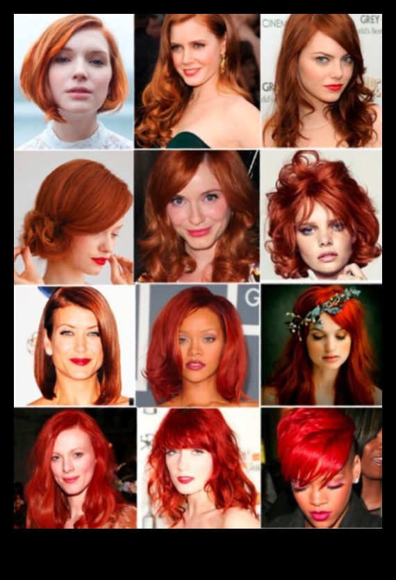 الأناقة الخالدة: تسريحات الشعر الحمراء والحمراء العتيقة للحصول على مظهر كلاسيكي