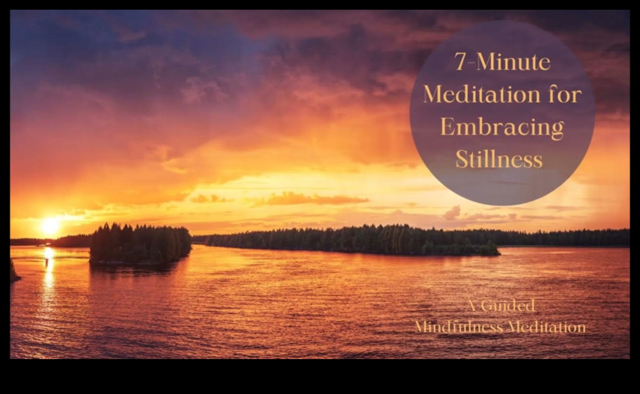 الشروع في السكون: مغامرة التأمل الموجهة