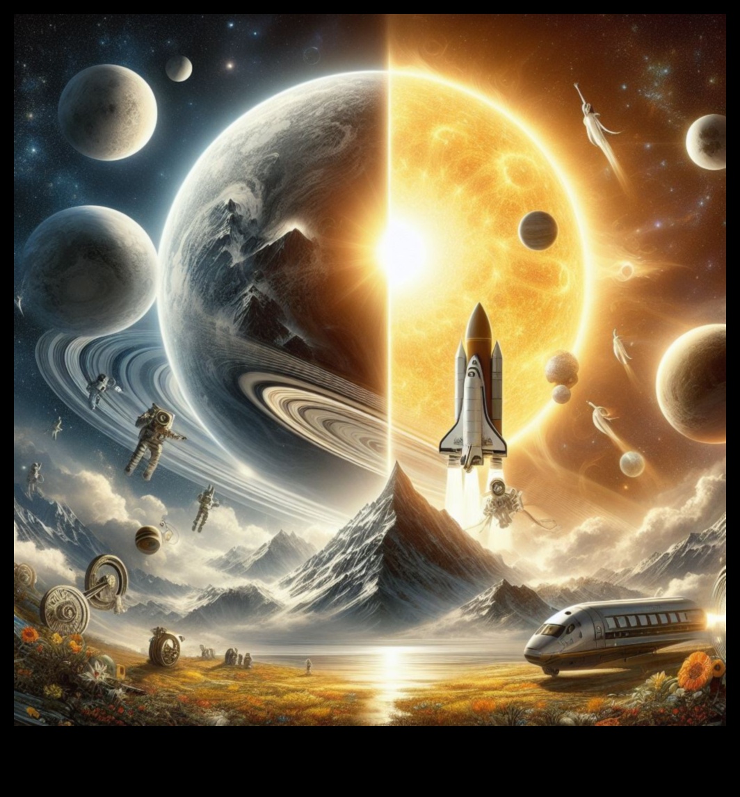 رحلات الحج المجرية: رحلات خارج الأرض باستخدام مركبة فضائية متطورة