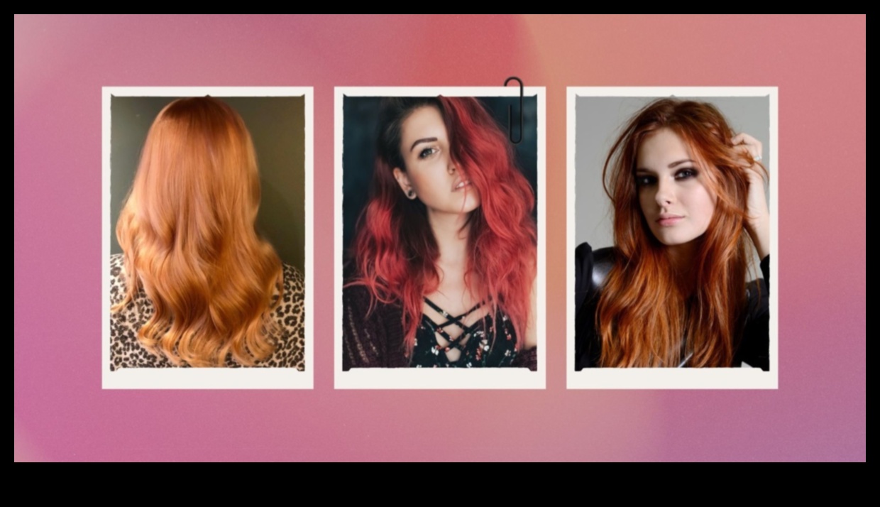 مشع باللون الأحمر: شعر احتفالي ناري وجريء للحصول على مظهر مذهل